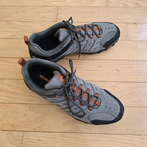 MerrellCross lander 2 tan brown suede hiking sneakersMENS 10.5